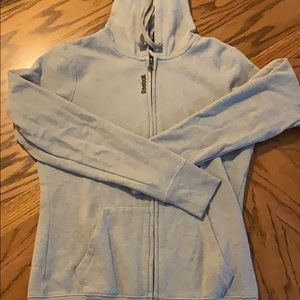 Small rebook zip up sweatshirt